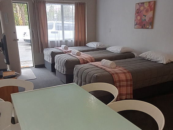 Standard Double Unit single beds